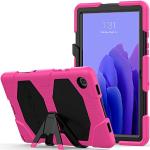 Roze Siliconen Samsung tablet hoesjes type: Full Body Hoesje voor Kinderen 