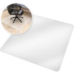 tectake - Vloerbeschermende mat 90 x 90 cm - wit - voor bureaustoelen 401693