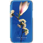 Blauwe Ted Baker iPhone 12 hoesjes met motief van Bloemen 