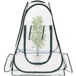 Tesmotor Broeikas, PVC, voor binnen of buiten, mini-broeikas, klein, draagbaar, voor tuinplanten, 70 x 70 x 80 cm