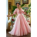 Lichtroze Polyester Miss Candyfloss Pailletten jurken  voor een Bruiloft  in maat M Maxi met Sequins voor Dames 