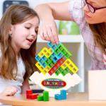 Tetris Balance Tetris Tower Puzzelspel Bouwsteenspeelgoed voor kinderen