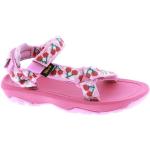 Roze Polyester Teva Platte sandalen  in 23 met Hakhoogte tot 3cm met Klittenbandsluitingen voor Meisjes 