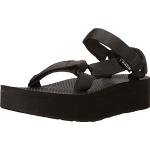 Casual Zwarte Teva Platte sandalen  in maat 41 met Klittenbandsluitingen in de Sale voor Dames 