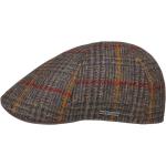 Bruine Wollen Stetson Flatcaps  voor de Winter  in maat XL in de Sale voor Heren 