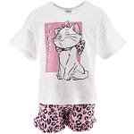 The Aristocats Korte pyjama voor meisjes, wit, 3 Jaren