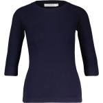Marine-blauwe Viscose Pullovers Ronde hals  in maat XL voor Dames 