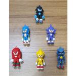 The Hedgehog Set of 6 Sonic the Hedgehog Toy 6 Pieces Figure 7 Cm sonic on the board