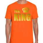 Oranje Koningsdag T-shirts met opdruk  voor een Festival voor Heren 