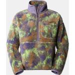 Paarse Polyester Camouflage Pullovers met rits voor Dames 
