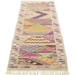 Moderne Beige Wollen Theko Geweven Perzische tapijten 
