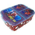 Multicolored Kunststof afsluitbare Spider-Man Broodtrommels 