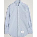 Lichtblauwe Thom Browne Overhemden met borstzak button down  in maat XL voor Heren 