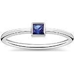 Donkerblauwe Zilveren Thomas Sabo Ring met stenen  voor een Valentijnsdag voor Dames 