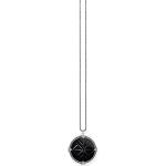 THOMAS SABO KE1998-508-11, unisex medaille ketting vintage zwart 925 sterling zilver zwart, 50.00 cm, Sterling zilver, Zirkonia