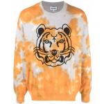 Tiger Tie-Dye Sweatshirt Kenzo , Orange , Heren