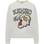 Tiger Varsity Sweatshirt Kenzo , White , Dames