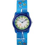 Blauwe Timex waterdichte Polshorloges Armband met Analoog aangedreven met Quartz 3 Bar voor Jongens 