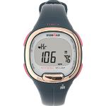 Blauwe Rose Gouden Stopwatch Timex Polshorloges voor Zwemmen met Digitaal 5 Bar met Gesp voor Dames 