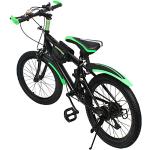 Groene Koolstofstalen Mountainbikes  in 20 inch met motief van Fiets Sustainable in de Sale voor Meisjes 