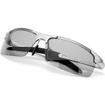 Zilveren Polarized Zonnebrillen  in maat M met motief van Vis voor Heren 