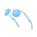 Casual Blauwe Vierkante zonnebrillen voor Dames 