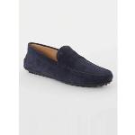 Donkerblauwe Suede Tod's Mocassins 