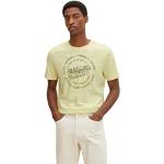 Gele Jersey Tom Tailor Tom Effen T-shirts Ronde hals  in maat S Sustainable voor Dames 
