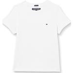 Witte Jersey Tommy Hilfiger Kinder T-shirts  in maat 122 Bio voor Jongens 