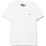 Witte Tommy Hilfiger Kinder v-hals T-shirts  in maat 164 in de Sale voor Jongens 