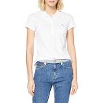 Casual Witte Stretch Tommy Hilfiger Poloshirts  in maat M in de Sale voor Dames 