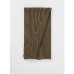 Tommy Hilfiger Essential ribgebreide sjaal in kasjmierblend 180 x 25 cm - Bronsgroen