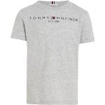 Tommy Hilfiger - Essential Tee S/S Ks0ks00210, T-shirts met korte mouwen, Unisex - Kinderen en teners, Grijs (lichtgrijze heide), 12 jaar