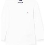 Casual Witte Tommy Hilfiger Kinder T-shirt lange mouwen in de Sale voor Jongens 