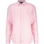 Roze Linnen Tommy Hilfiger Overhemden  button down  in maat XXL voor Heren 