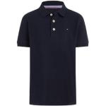 Donkerblauwe Tommy Hilfiger Kinder polo T-shirts  in maat 80 voor Jongens 