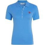Blauwe Tommy Hilfiger Poloshirts  in maat S Sustainable voor Dames 