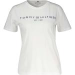 Casual Witte Tommy Hilfiger T-shirts met ronde hals Ronde hals  in maat XL voor Dames 