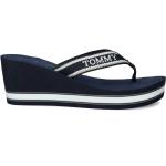 Blauwe Nylon Tommy Hilfiger Sport Sleehak sandalen Sleehakken  in maat 37 voor Dames 