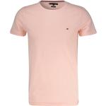 Casual Roze Stretch Tommy Hilfiger Effen T-shirts Ronde hals  in maat XXL voor Heren 