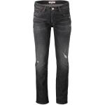 Casual Grijze Stretch Tommy Hilfiger Slimfit jeans  lengte L32  breedte W33 voor Heren 