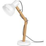 Tomons bureaulamp LED met draaibare houten armen, design tafellamp, leeslamp, studielamp, werklamp, kantoorlamp, nachtkastjelamp, LED-lamp