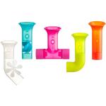 TOMY Boon Pipes Baby Bath Toy , Bath Accessories for Babies and Toddlers , 5 Multicoloured Water Pipes For Bath Time , Suitable For 1, 2, 3 and 4 Year Olds