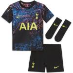 Zwarte Polyester Nike Tottenham Hotspur F.C. Ademende Voetbaltenues 
