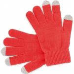 Rode Touch Screen handschoenen  in Onesize voor Dames 