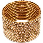 Gouden Strass Handgemaakte Diamanten armbanden  voor een Valentijnsdag Sustainable voor Dames 