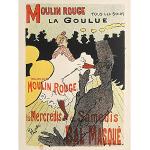 Toulouse-Lautrec Dancer La Goulue Moulin Rouge Adverteren Unframed Wall Art Print Poster Home Decor Premium