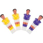 Toyvian 4 Stuks Staaf Tafelvoetbal Standbeeld Speelgoed Voor Kinderen Voetbal Marionet Tafelvoetballer Voor Kinderen Mini-voetballer Mini Voetbal Figuren Mannen Geschenken Pop Klein Mens