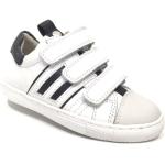 Sport Witte trackstyle Klittenband schoenen  in maat 35 met Klittenbandsluitingen voor Jongens 