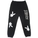 Streetwear Zwarte Fleece Huf Playboy Sportbroeken  in maat XL met motief van Konijn voor Heren 